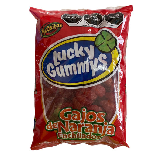 Dulce Lucky Gummy Gajos de Naranja 1 Kilo